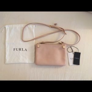 Furla Saffiano leather cross-body bag